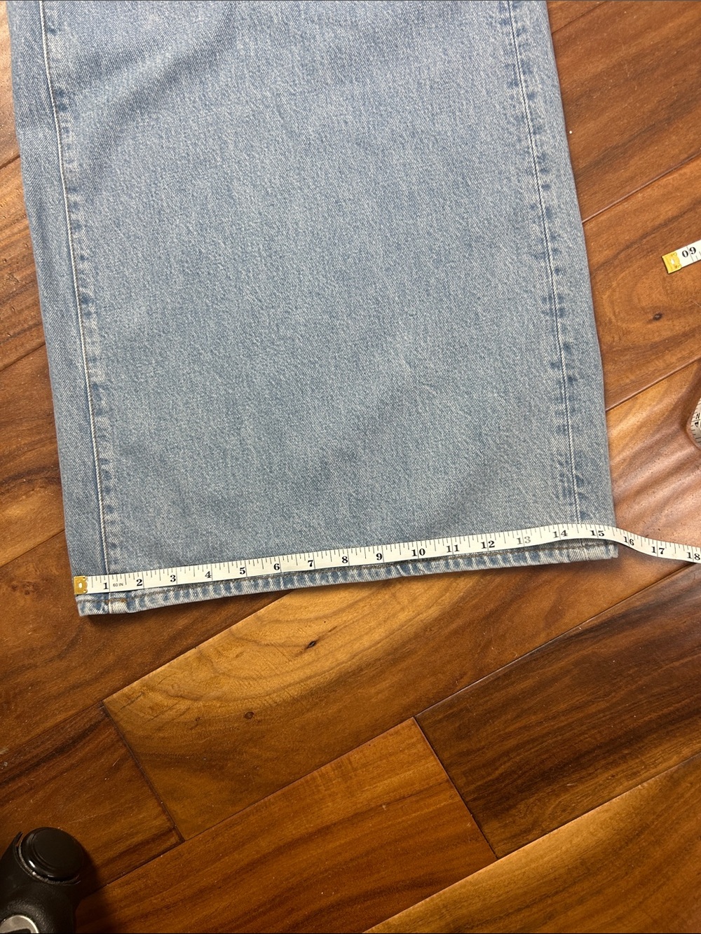 Frame The Drape High Waist Wide Leg Jeans in Sweetheart - Picture 12 of 13